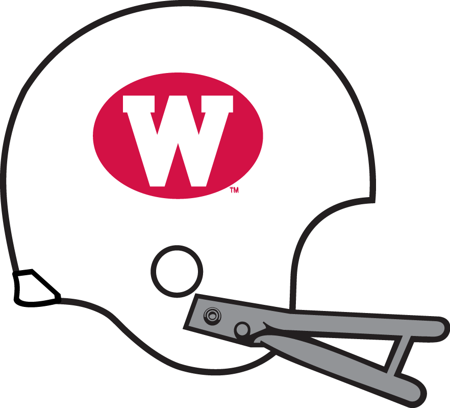 Wisconsin Badgers 1970-1971 Helmet Logo diy DTF decal sticker